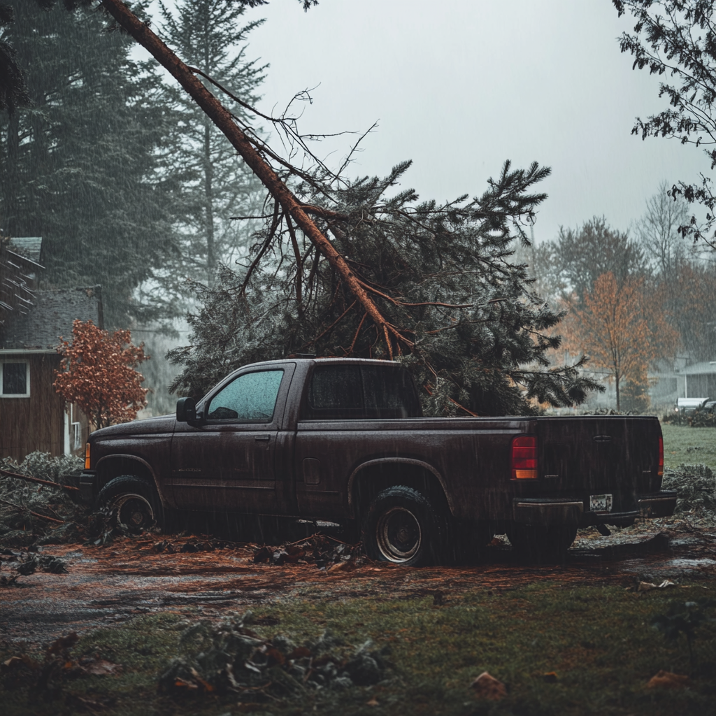 Car paint protection during storm season